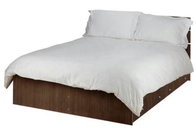 HOME Bedford Kingsize 4 Drawers Bed Frame - Walnut